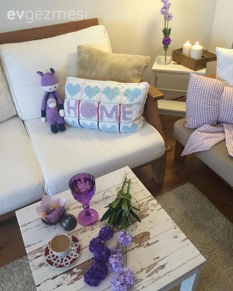 Özlem hanımın zarif detaylarla dolu, sıcacık evi..