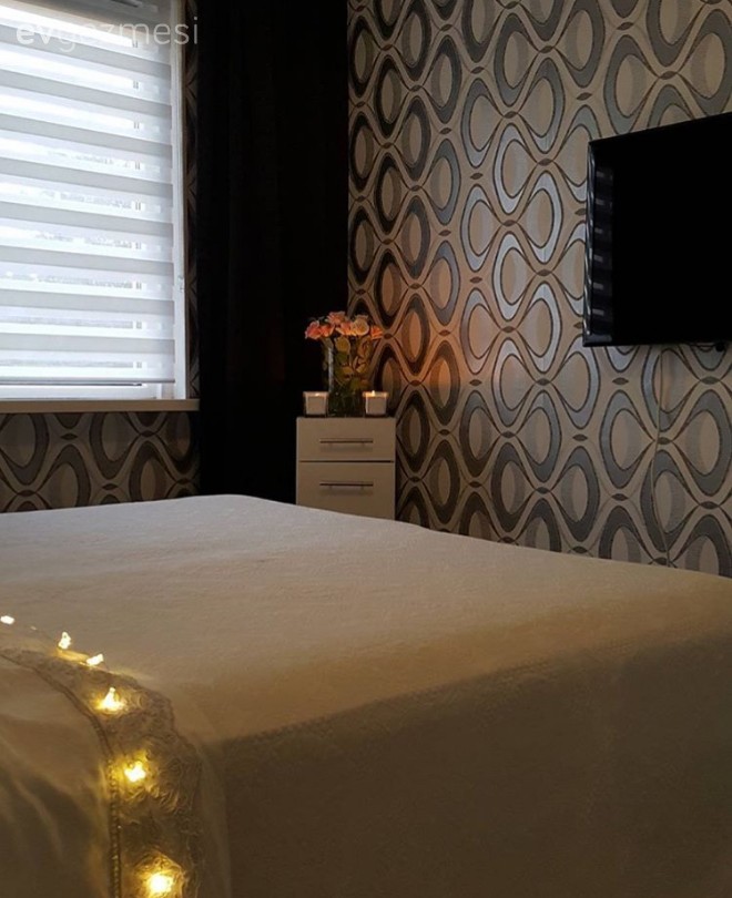 Duvar kağıdı, Yatak Odası, Yatak örtüsü