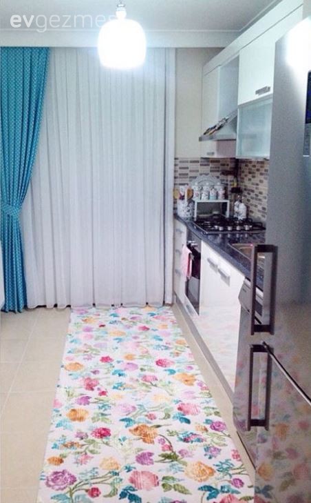 Melek hanımın pastel tonlarla zarif evi..