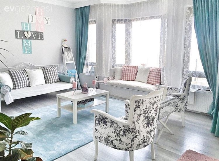 Berjer, Halı, Kendin Yap, Mavi, Orta sehpa, Salon