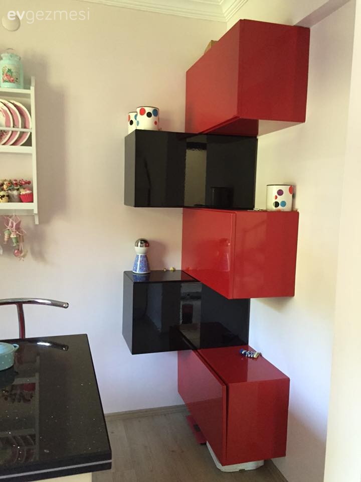 Kırmızı, Mutfak, Siyah