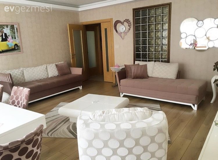 Ayna, Berjer, Kahverengi, Salon