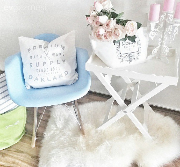 Dekoratif Objeler, Mavi, Salon, Sehpa