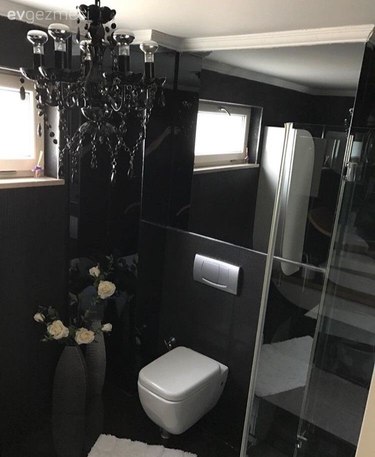 Avize, Banyo, Siyah, Aydınlatma