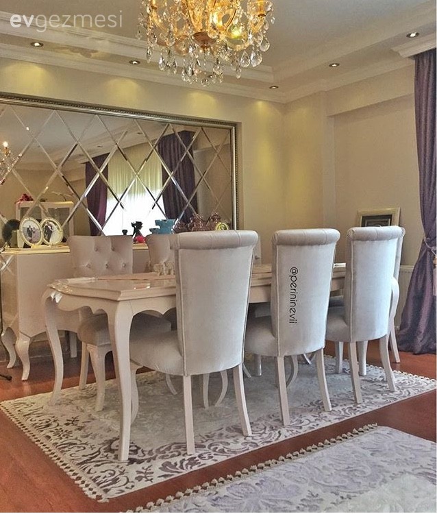 Aydınlatma, Ayna, Halı, Salon, Yemek Odası