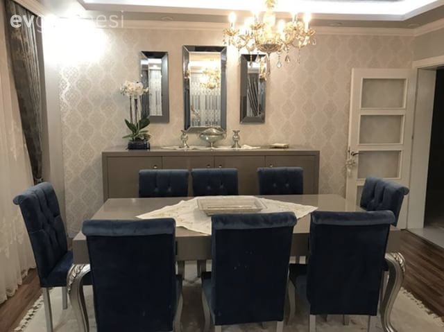 Avize, Ayna, Konsol, Mavi, Salon, Yemek Odası, Aydınlatma