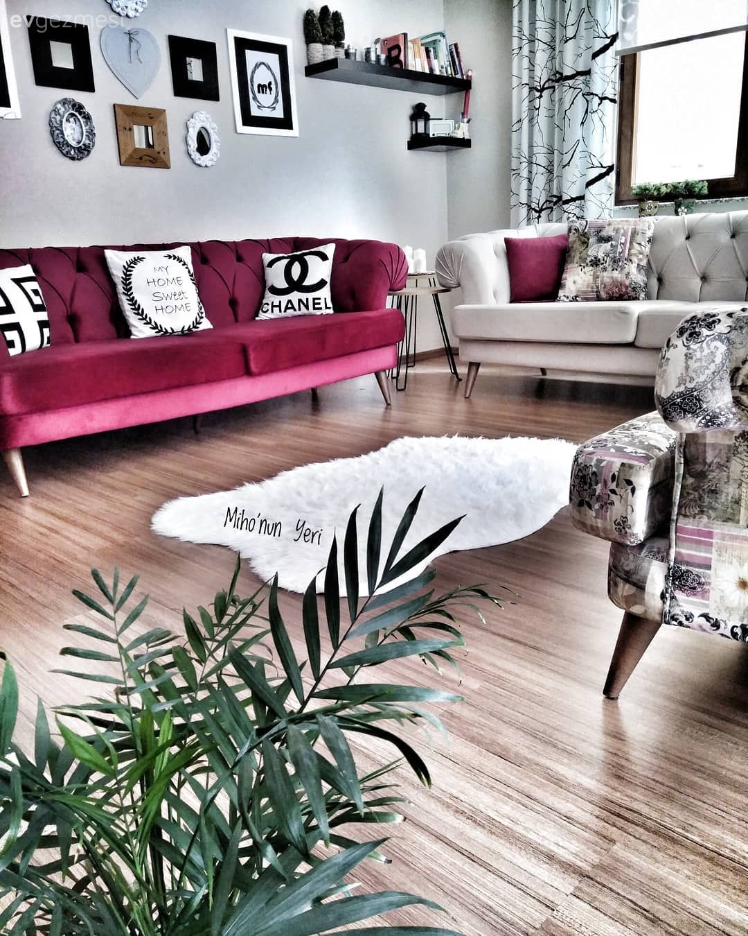 Bu evde hayat var! Neşeli, renkli ve bolca kişiselleştirilmiş bir dekor..