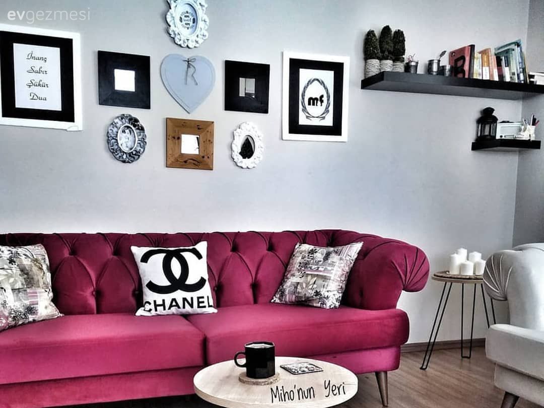 Bu evde hayat var! Neşeli, renkli ve bolca kişiselleştirilmiş bir dekor..