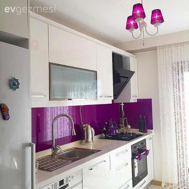 Aydınlatma, Mor, Mutfak