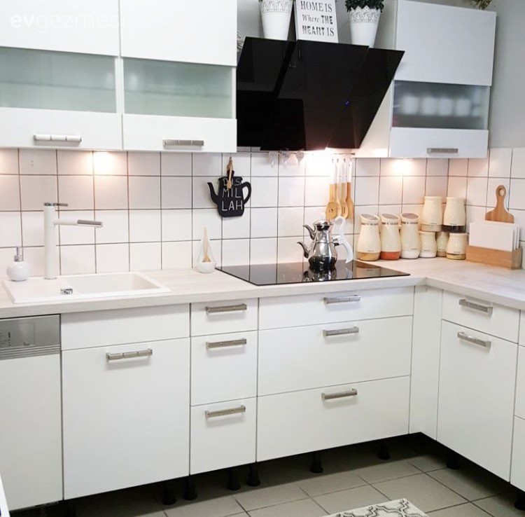 Ankastre, Beyaz mutfak, Modern mutfak, Mutfak