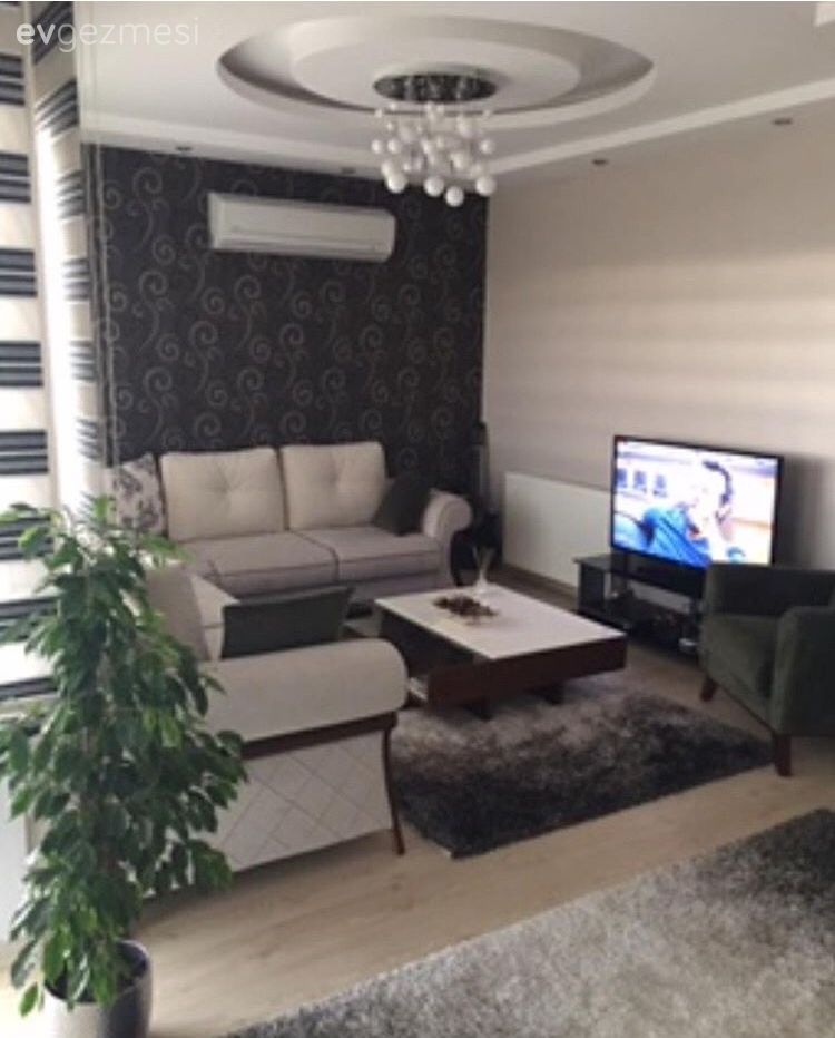 Duvar kağıdı, Halı, Köşe koltuk, Oturma Odası, Siyah- Beyaz