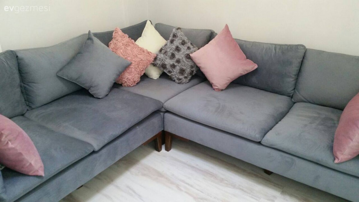 Köşe koltuk, Mavi, Oturma Odası