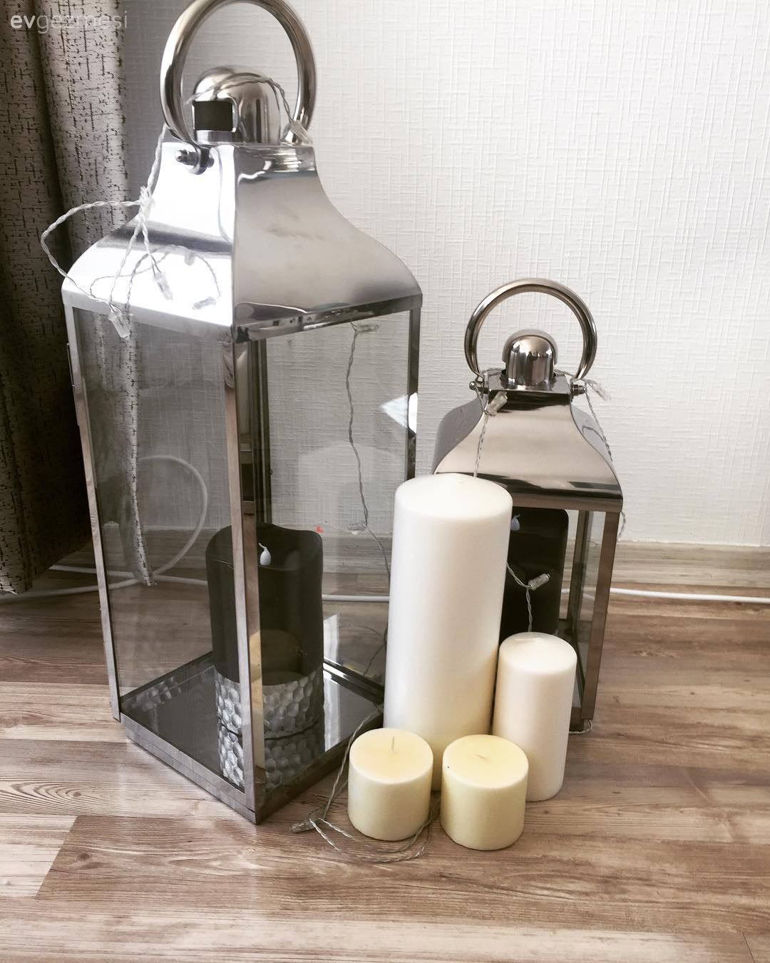 Dekoratif Objeler, Gümüş, Mum, Salon, Fener