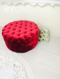 Giyinme odası, Kırmızı, Puf