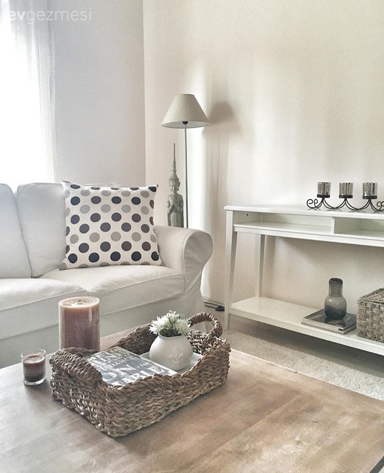 Ahşap Mobilya, Dekoratif Objeler, Ikea, Lambader, Oturma Odası, Aydınlatma