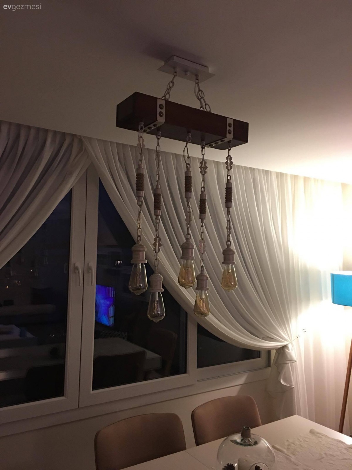 Avize, Aydınlatma, Perde, Salon