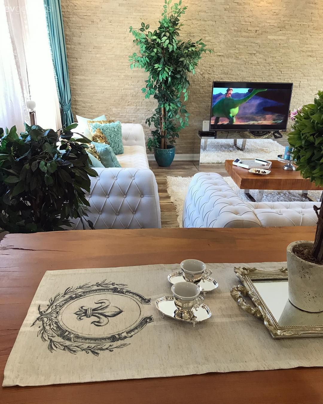 Salon, Tv ünitesi, Ayna, Koçtaş, Yemek Odası, Masif ahşap