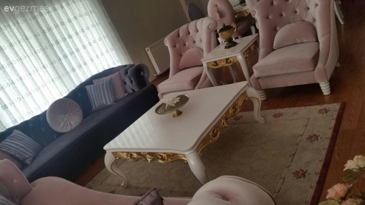 Berjer, Gri, Halı, Orta sehpa, Pembe, Salon