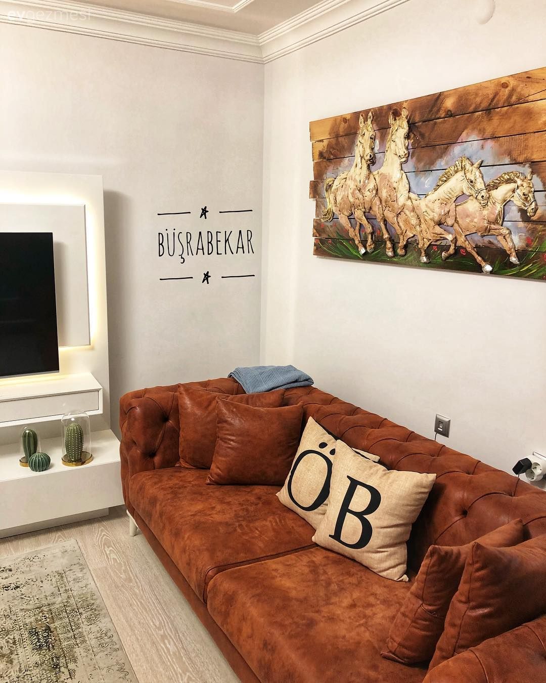 Salon, Tablo, Yanık turuncu, Turuncu