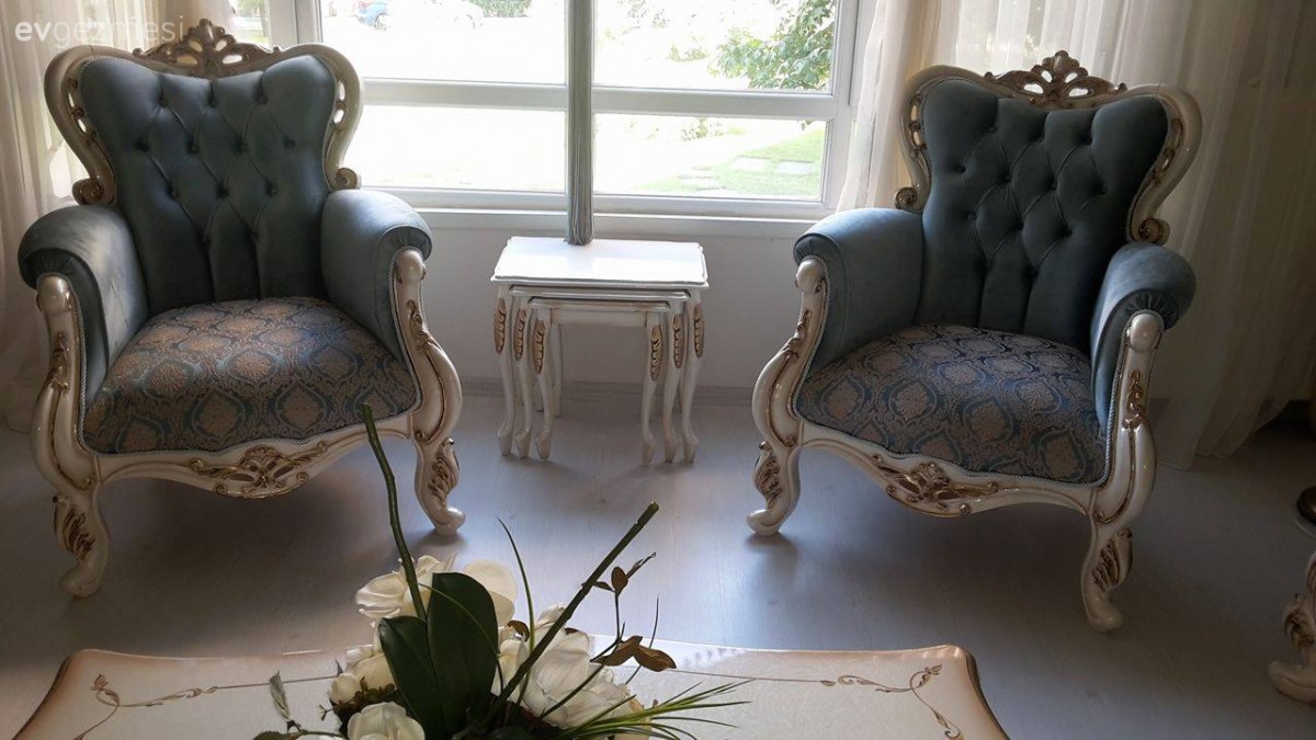 Berjer, Salon, Yan sehpa