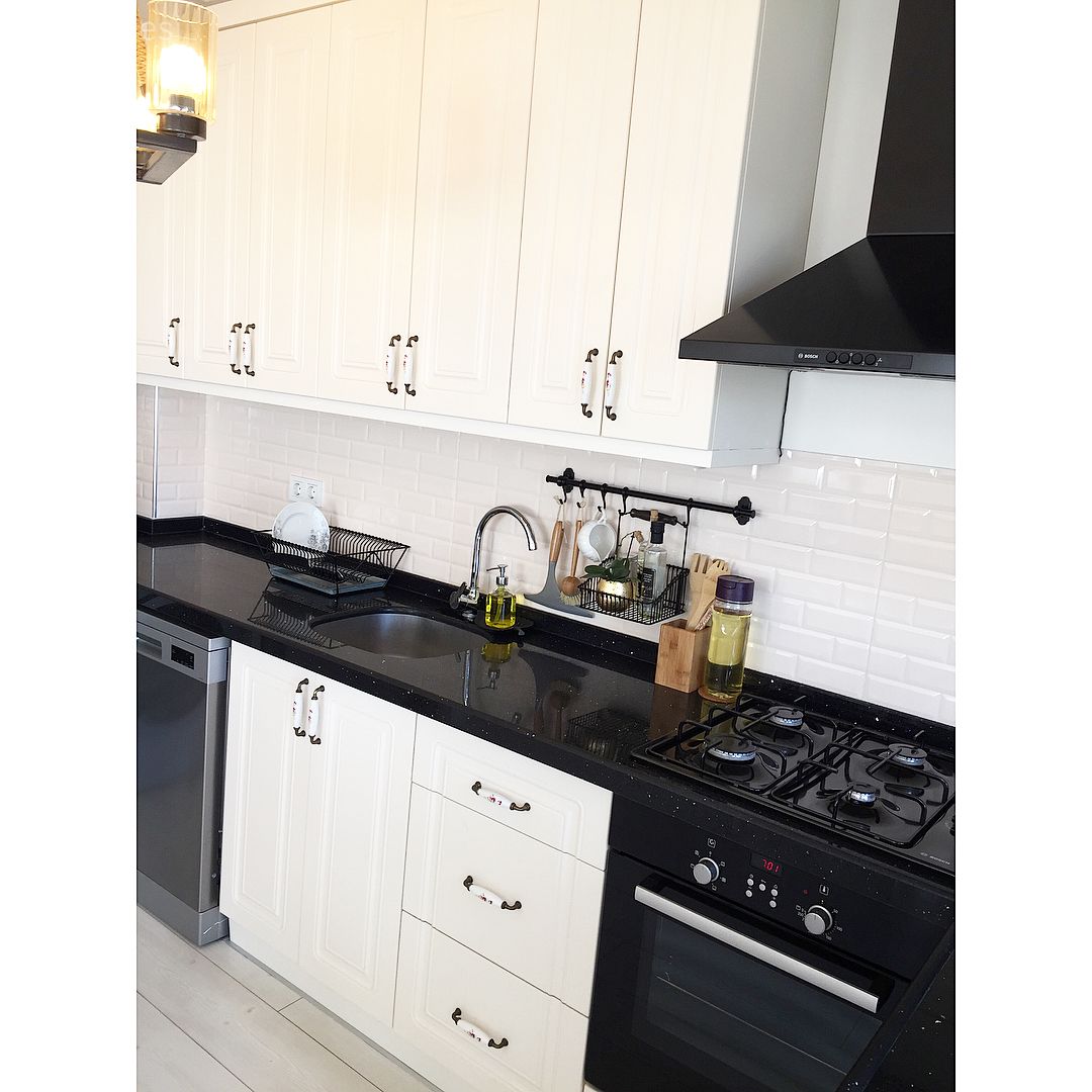 Amerikan Mutfak, Mutfak, Beyaz mutfak, Country mutfak, Ankastre