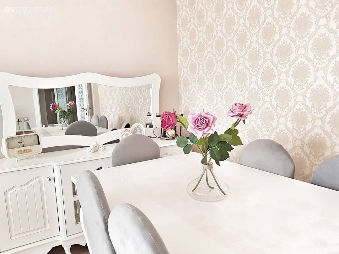 Salon, Yemek Odası, Duvar kağıdı, Konsol