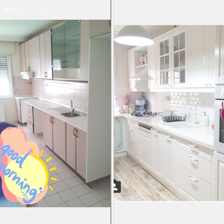 Burcu hanımın naturel esintili, aydınlık ve zarif evi..