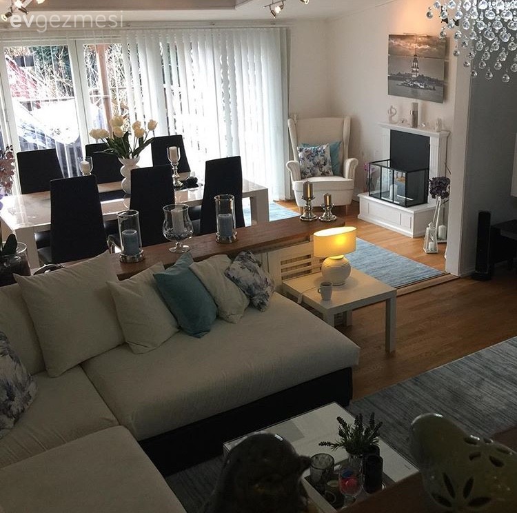 Halı, Köşe koltuk, Salon, Sehpa, Yemek Odası