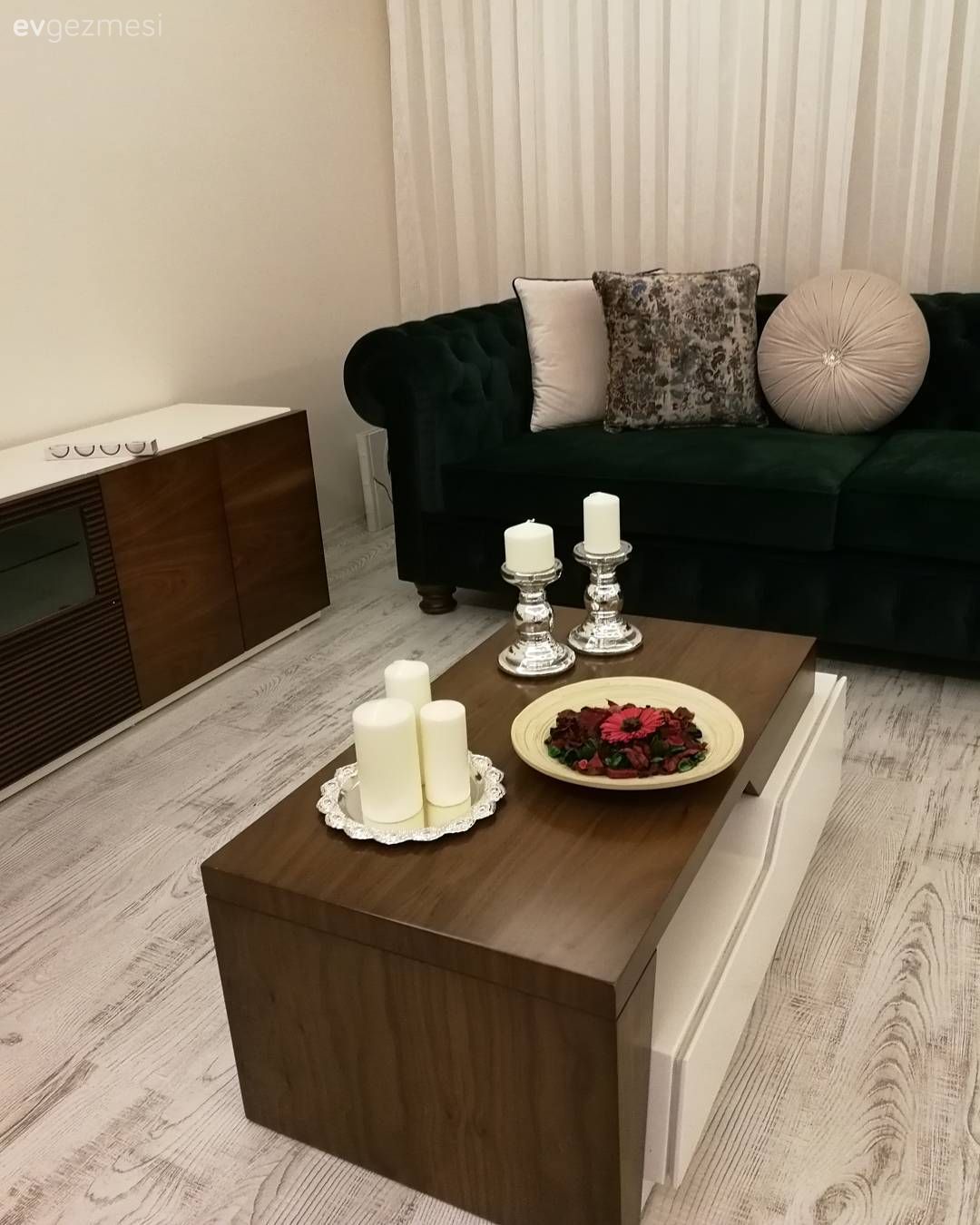 Orta sehpa, Salon, Yeşil