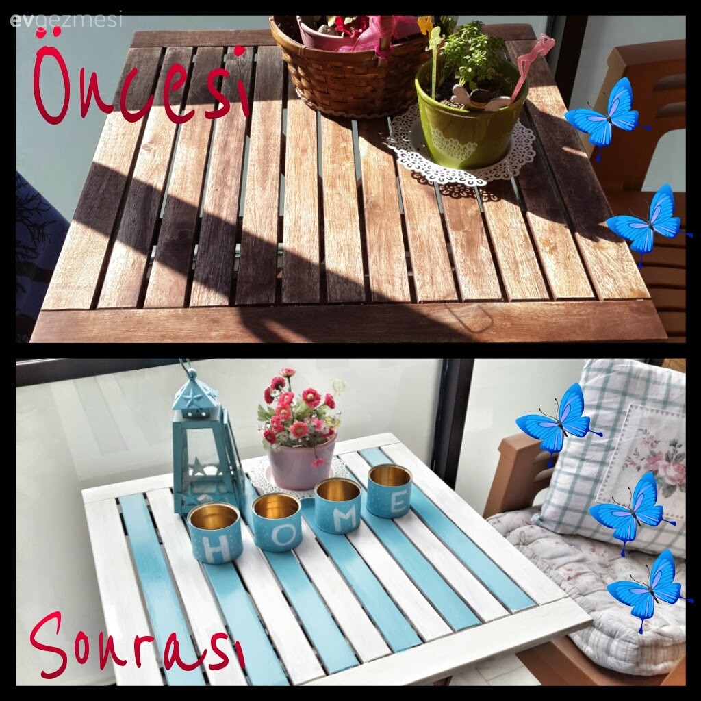 Kendin Yap, Mobilya boyama, Öncesi / Sonrası