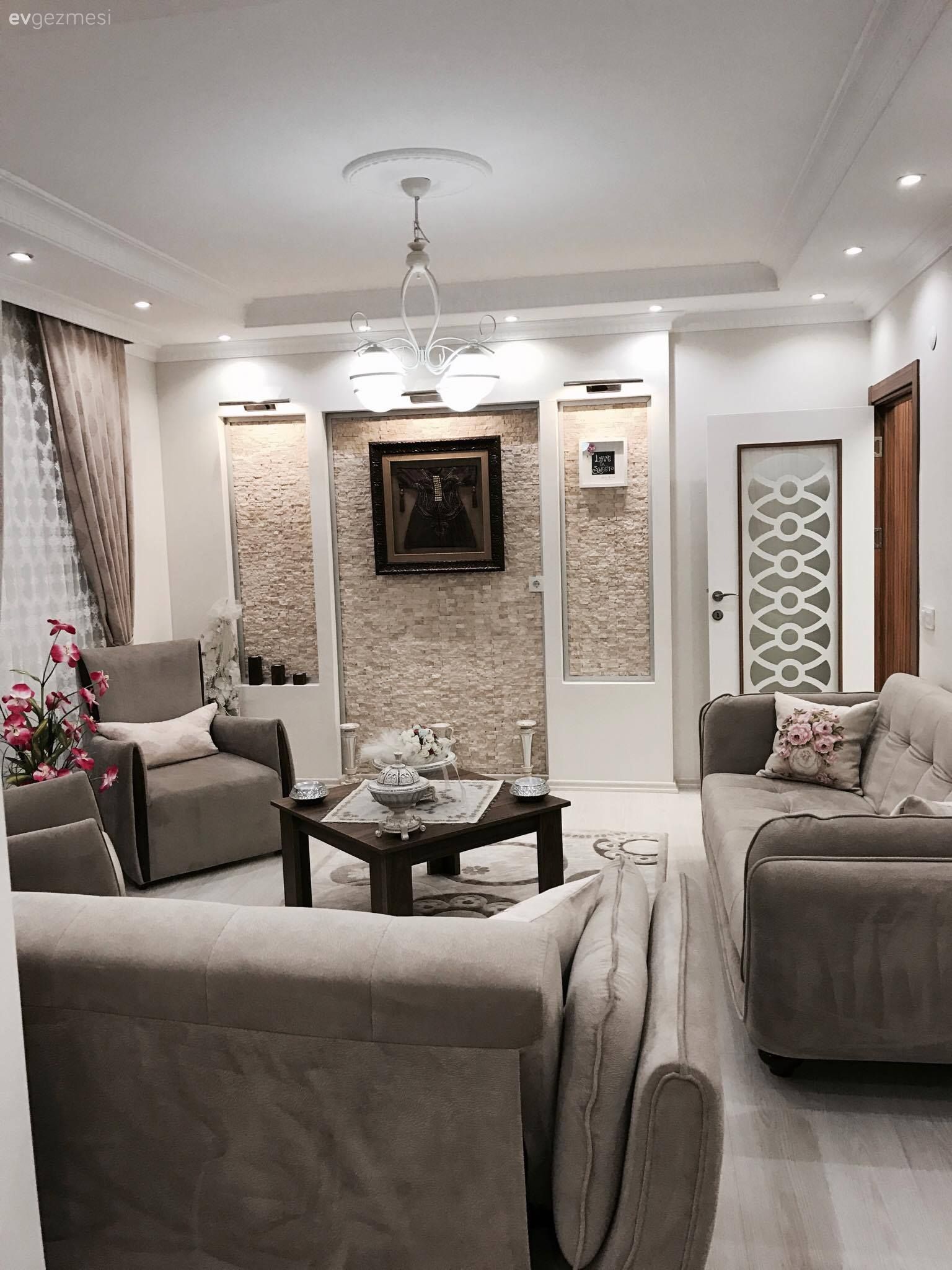 Çatı dubleksinde özgün ve kullanışlı. Neslihan hanımın tatlı evi..