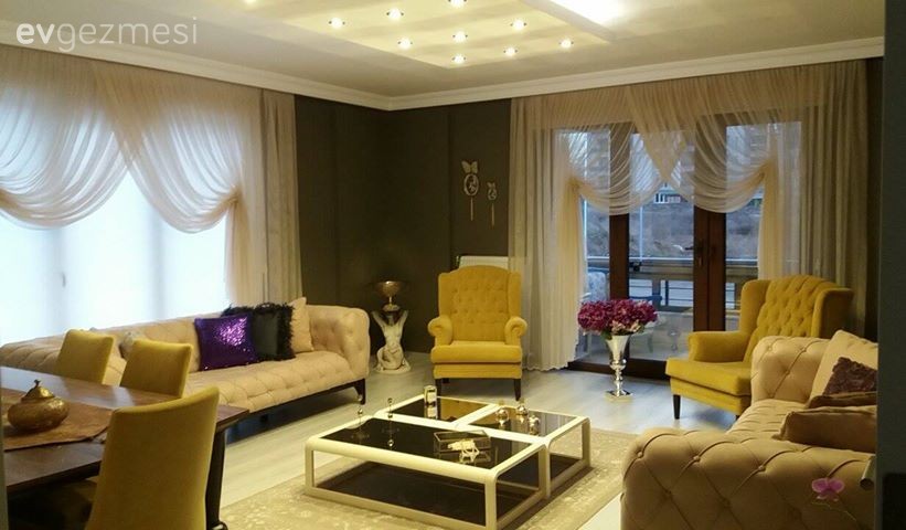 Toprak renkler, doğal ve sıcak bir dekor: Sevim hanımın evi.