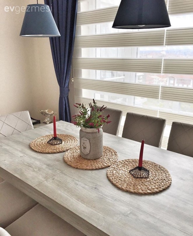 Mavi, Salon, Yemek Odası