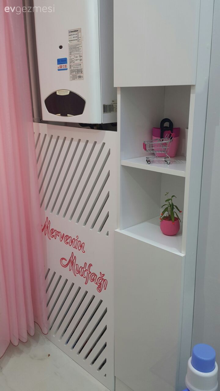 Gergi tavan, Mutfak, Mutfak aksesuarları, Pembe