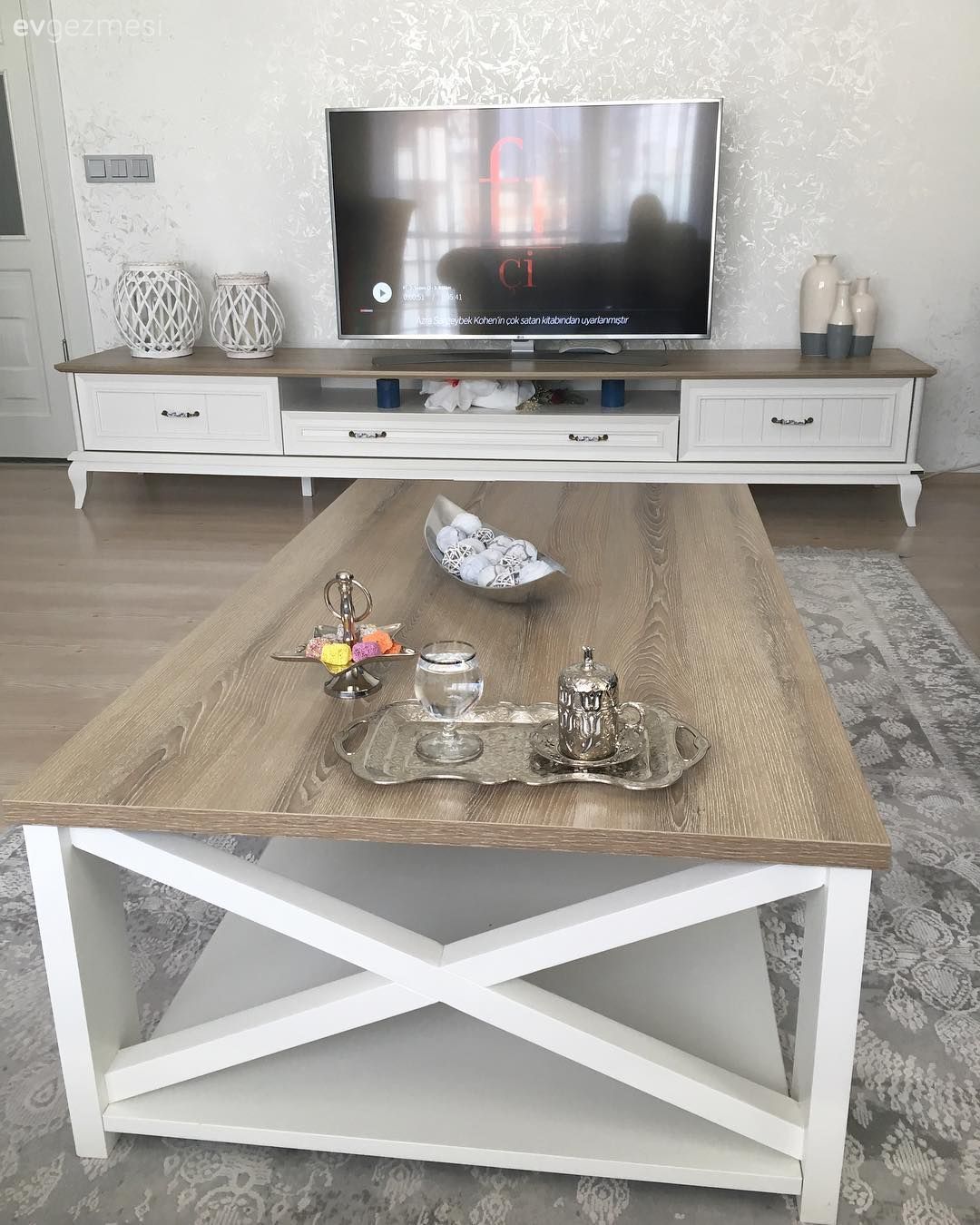 Tv ünitesi, Salon, Ahşap Mobilya, Halı