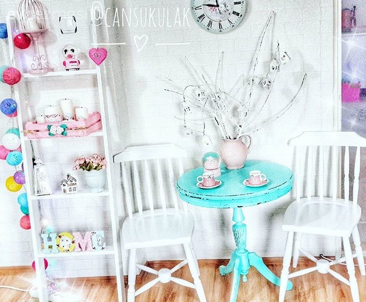 Merdiven, Mobilya boyama, Yan sehpa