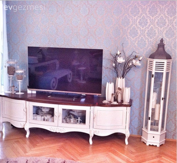 Duvar kağıdı, Salon, Tv ünitesi