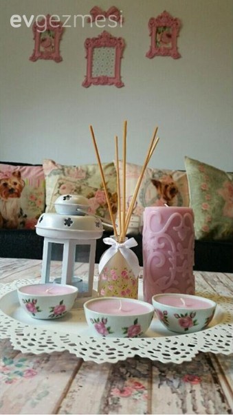 Biraz emek, biraz beceri ile dekore edilmiş çıtır çıtır bir ev..