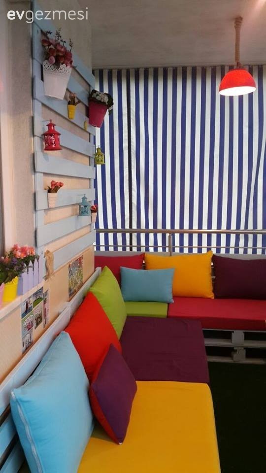 Balkon, Kendin Yap, Balkon köşesi, Balkon duvar dekorasyonu