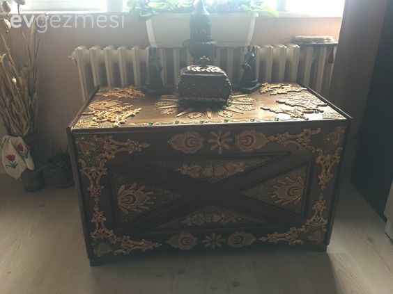 Sandık, Dekoratif Objeler, Vintage