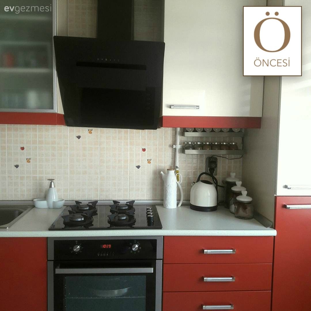 Beyaz mutfak, Kendin Yap, Mobilya boyama, Mutfak tadilat, Öncesi / Sonrası