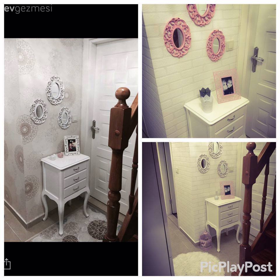 Kafiye hanımın siyah-beyazdan pastel tonlara, evinin dönüşümü..