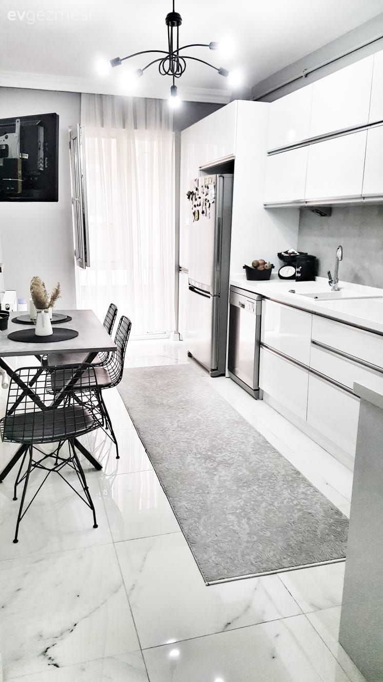 Mutfak, Beyaz mutfak, Modern mutfak, Mutfak halısı, Mutfak masası, Mutfak Avize Modelleri