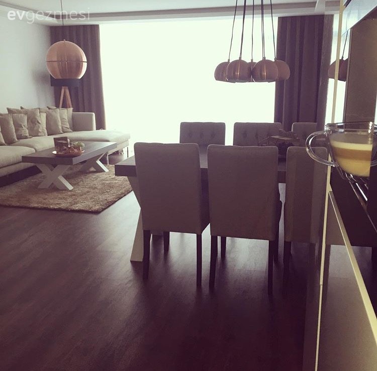 Ahşap Mobilya, Avize, Aydınlatma, Bakır, Köşe koltuk, Salon, Yemek Odası, Bakır avize