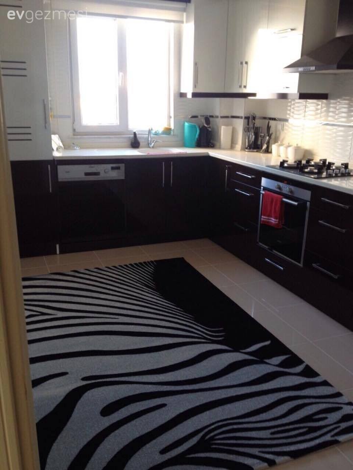 Beyaz, Mutfak, Siyah, Siyah- Beyaz