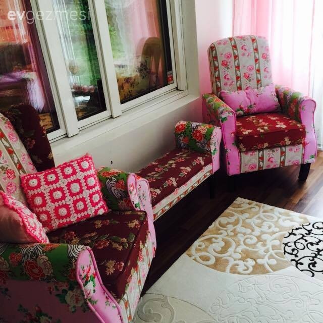 Berjer, Pembe, Salon