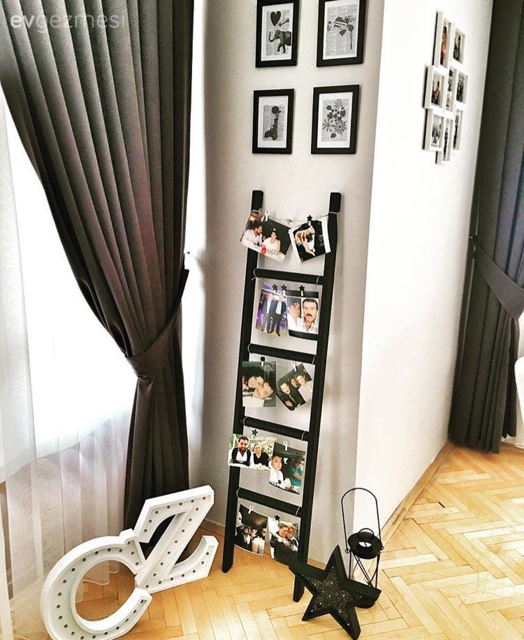 Zeynep hanımın kendilerini yansıtan evinde, keyifli bir dekor..