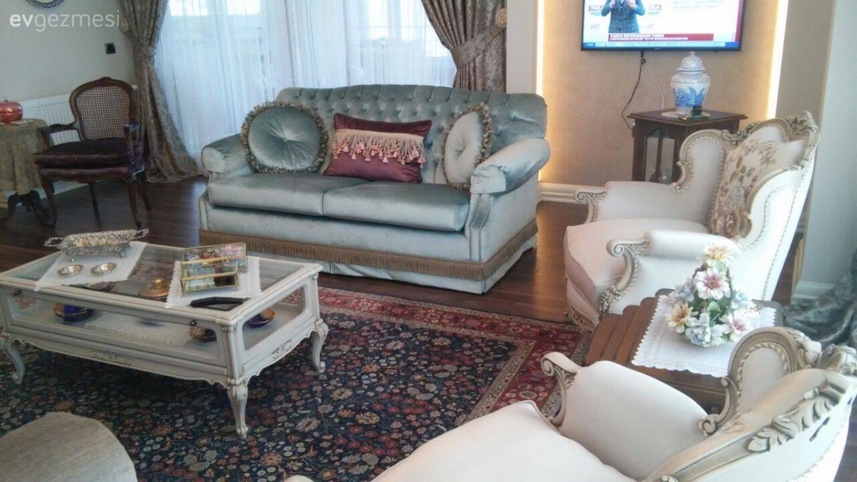 Halı, Mavi, Orta sehpa, Salon