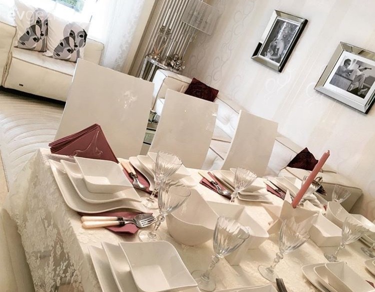 Beyaz, Salon, Sunum, Yemek Odası