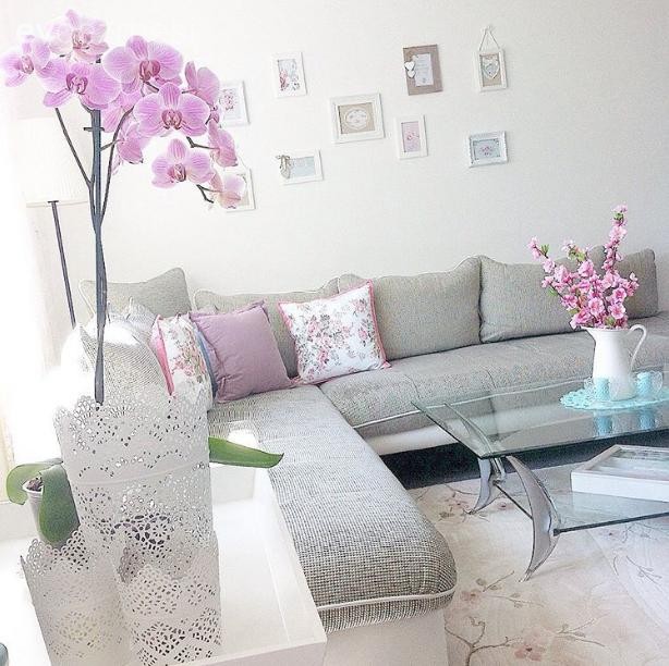 Arzu hanımın modern stile romantizm kattığı evi..